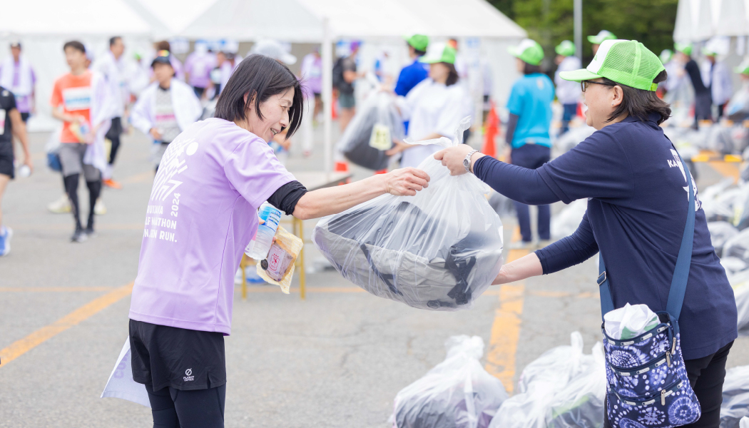 軽井沢ハーフマラソン2025ボランティア手荷物預かり