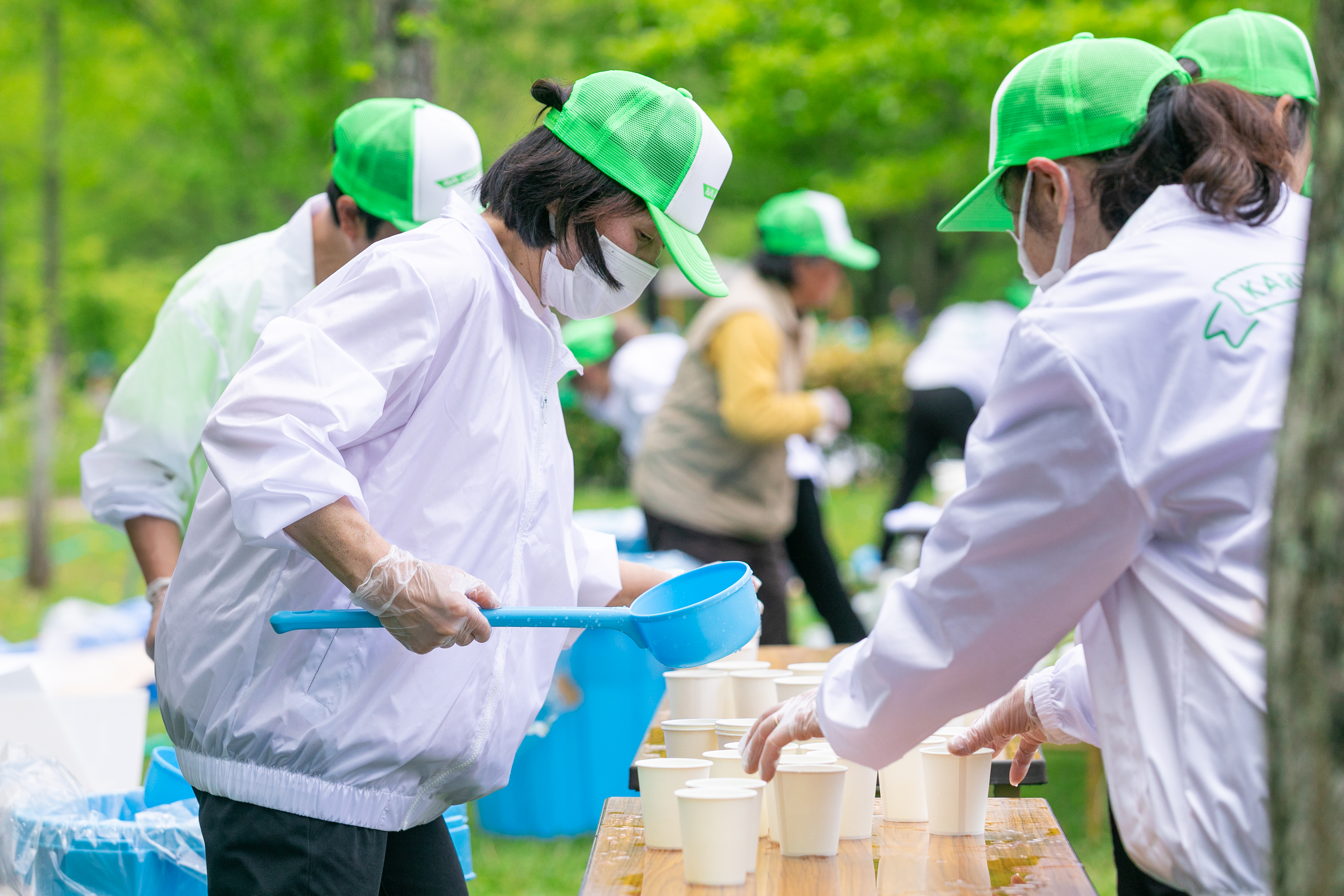 軽井沢ハーフマラソン2025ボランティア給水